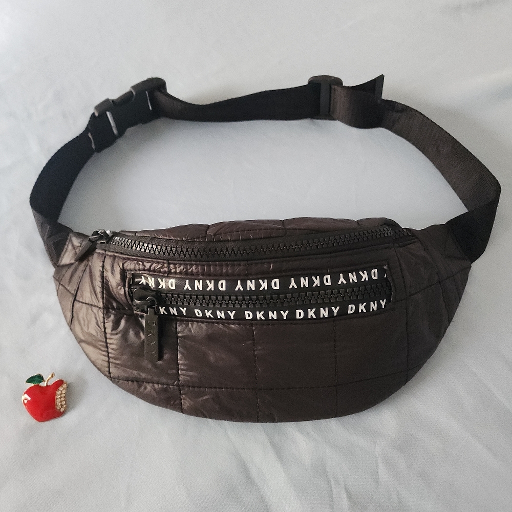 Like New DKNY Black Belt Bag